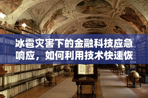 冰雹灾害下的金融科技应急响应，如何利用技术快速恢复金融服务？