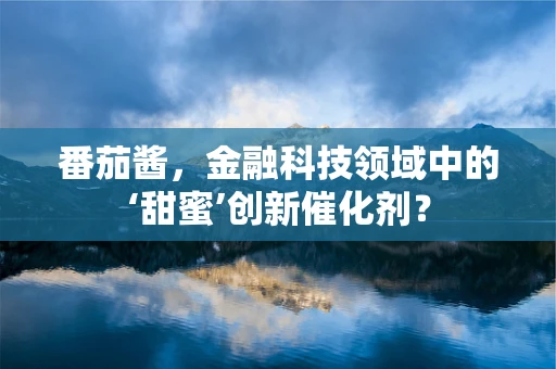 番茄酱，金融科技领域中的‘甜蜜’创新催化剂？