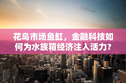 花鸟市场鱼缸，金融科技如何为水族箱经济注入活力？