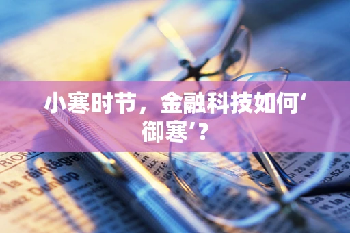 小寒时节，金融科技如何‘御寒’？