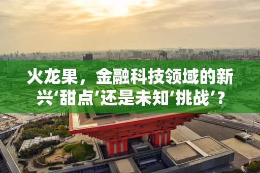 火龙果，金融科技领域的新兴‘甜点’还是未知‘挑战’？