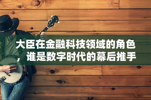 大臣在金融科技领域的角色，谁是数字时代的幕后推手？