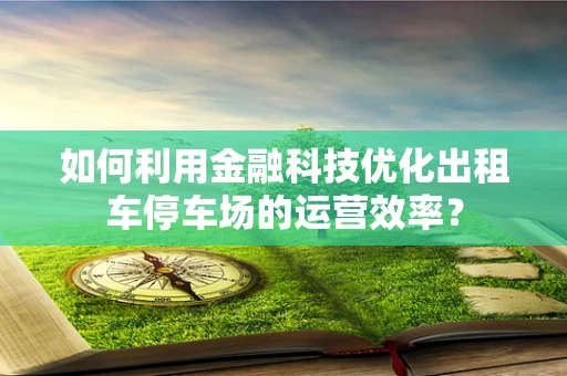 如何利用金融科技优化出租车停车场的运营效率？