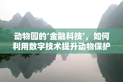 动物园的‘金融科技’，如何利用数字技术提升动物保护？