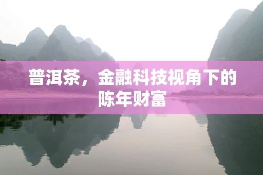 普洱茶，金融科技视角下的陈年财富