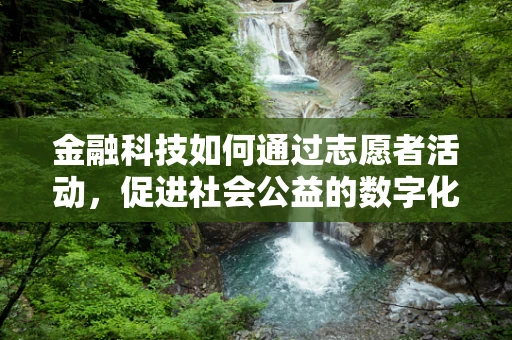 金融科技如何通过志愿者活动，促进社会公益的数字化发展？