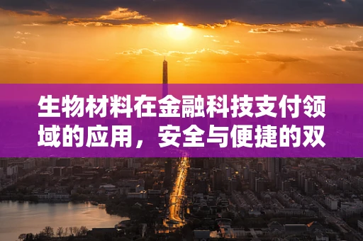 生物材料在金融科技支付领域的应用，安全与便捷的双重挑战？