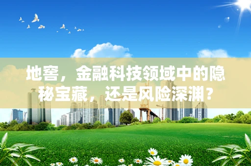 地窖，金融科技领域中的隐秘宝藏，还是风险深渊？