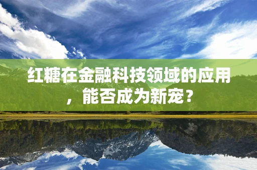 红糖在金融科技领域的应用，能否成为新宠？