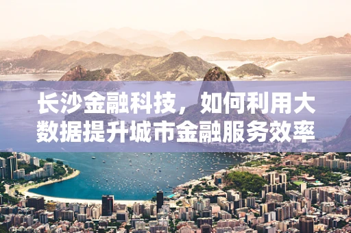 长沙金融科技，如何利用大数据提升城市金融服务效率？