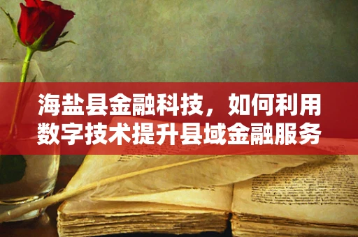 海盐县金融科技，如何利用数字技术提升县域金融服务？