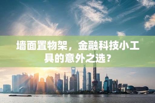 墙面置物架，金融科技小工具的意外之选？
