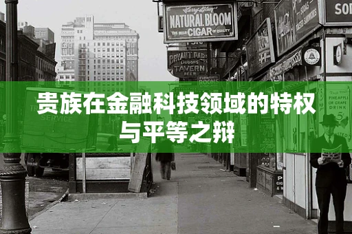 贵族在金融科技领域的特权与平等之辩