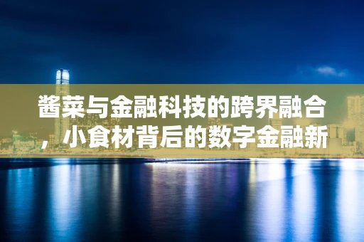酱菜与金融科技的跨界融合，小食材背后的数字金融新生态？