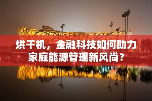 烘干机，金融科技如何助力家庭能源管理新风尚？