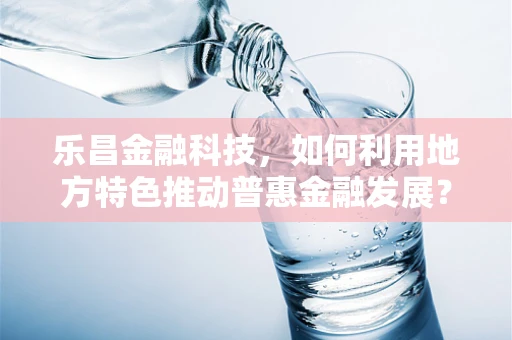 乐昌金融科技，如何利用地方特色推动普惠金融发展？