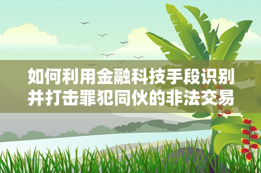 如何利用金融科技手段识别并打击罪犯同伙的非法交易？