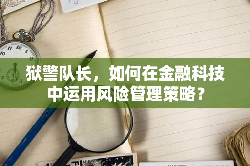 狱警队长，如何在金融科技中运用风险管理策略？