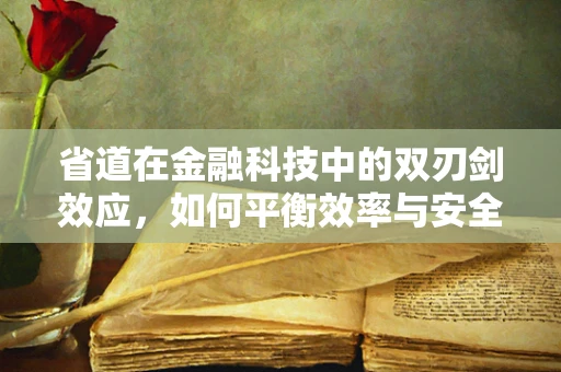 省道在金融科技中的双刃剑效应，如何平衡效率与安全？