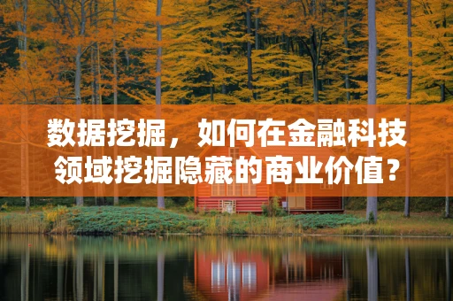 数据挖掘，如何在金融科技领域挖掘隐藏的商业价值？