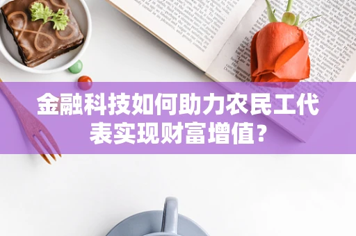 金融科技如何助力农民工代表实现财富增值？