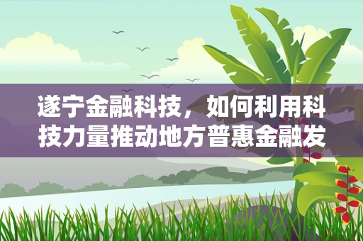 遂宁金融科技，如何利用科技力量推动地方普惠金融发展？