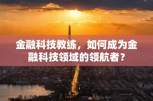 金融科技教练，如何成为金融科技领域的领航者？