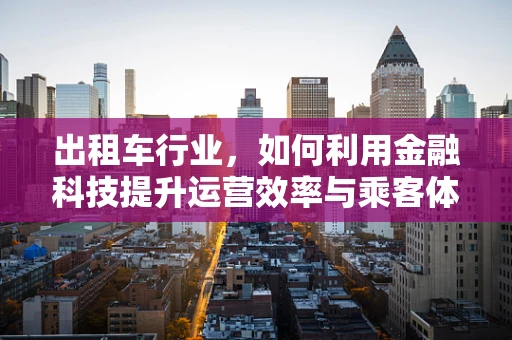 出租车行业，如何利用金融科技提升运营效率与乘客体验？