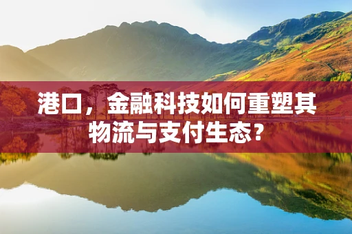 港口，金融科技如何重塑其物流与支付生态？