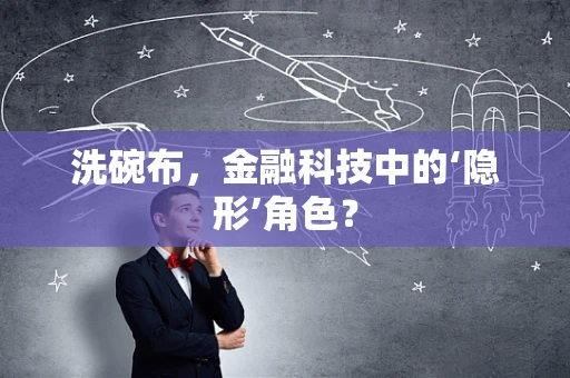 洗碗布，金融科技中的‘隐形’角色？