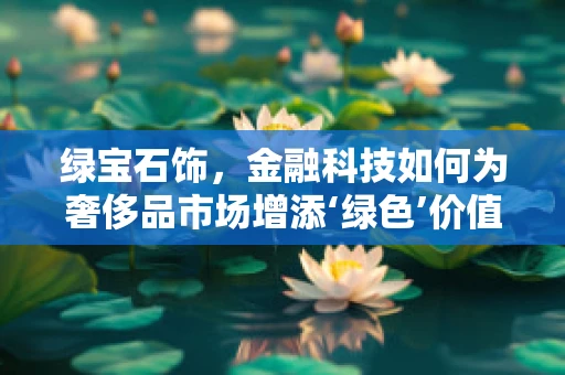 绿宝石饰，金融科技如何为奢侈品市场增添‘绿色’价值？
