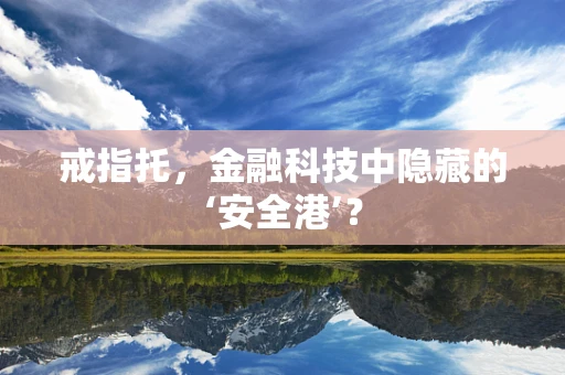 戒指托，金融科技中隐藏的‘安全港’？