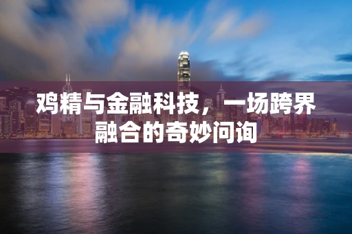 鸡精与金融科技，一场跨界融合的奇妙问询