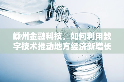 嵊州金融科技，如何利用数字技术推动地方经济新增长？
