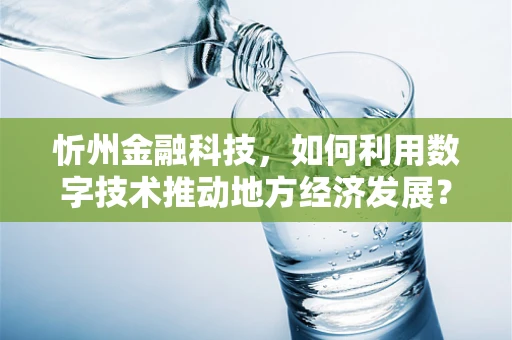忻州金融科技，如何利用数字技术推动地方经济发展？