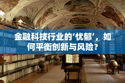 金融科技行业的‘忧郁’，如何平衡创新与风险？