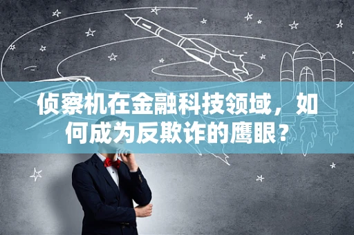 侦察机在金融科技领域，如何成为反欺诈的鹰眼？
