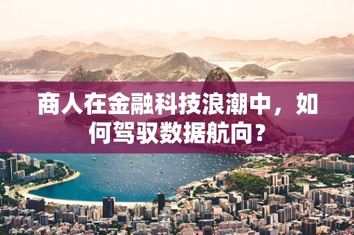 商人在金融科技浪潮中，如何驾驭数据航向？