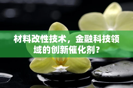 材料改性技术，金融科技领域的创新催化剂？