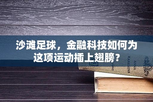 沙滩足球，金融科技如何为这项运动插上翅膀？