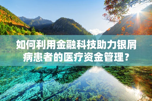 如何利用金融科技助力银屑病患者的医疗资金管理？