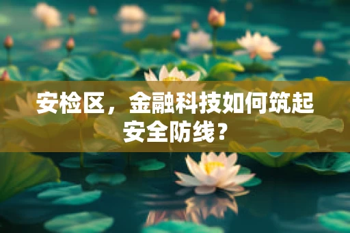 安检区，金融科技如何筑起安全防线？
