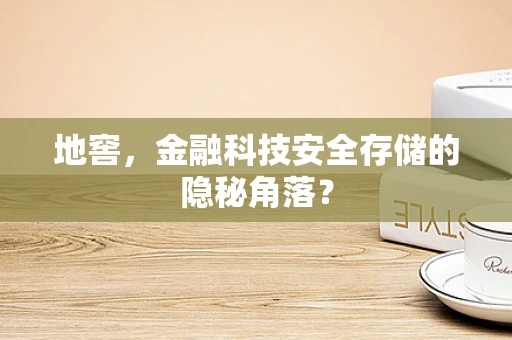 地窖，金融科技安全存储的隐秘角落？