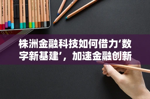 株洲金融科技如何借力‘数字新基建’，加速金融创新与普惠？