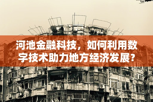 河池金融科技，如何利用数字技术助力地方经济发展？