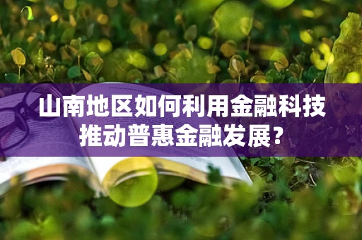 山南地区如何利用金融科技推动普惠金融发展？