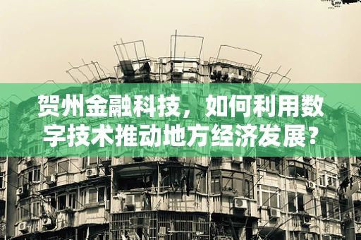 贺州金融科技，如何利用数字技术推动地方经济发展？