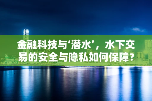 金融科技与‘潜水’，水下交易的安全与隐私如何保障？
