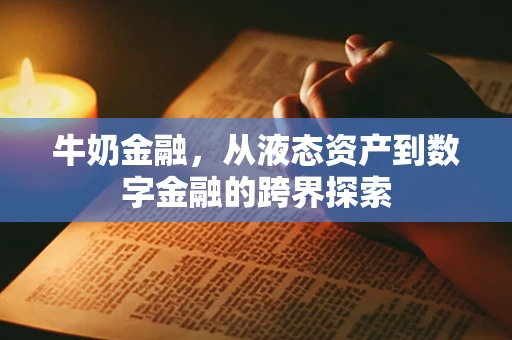 牛奶金融，从液态资产到数字金融的跨界探索