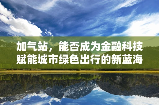 加气站，能否成为金融科技赋能城市绿色出行的新蓝海？